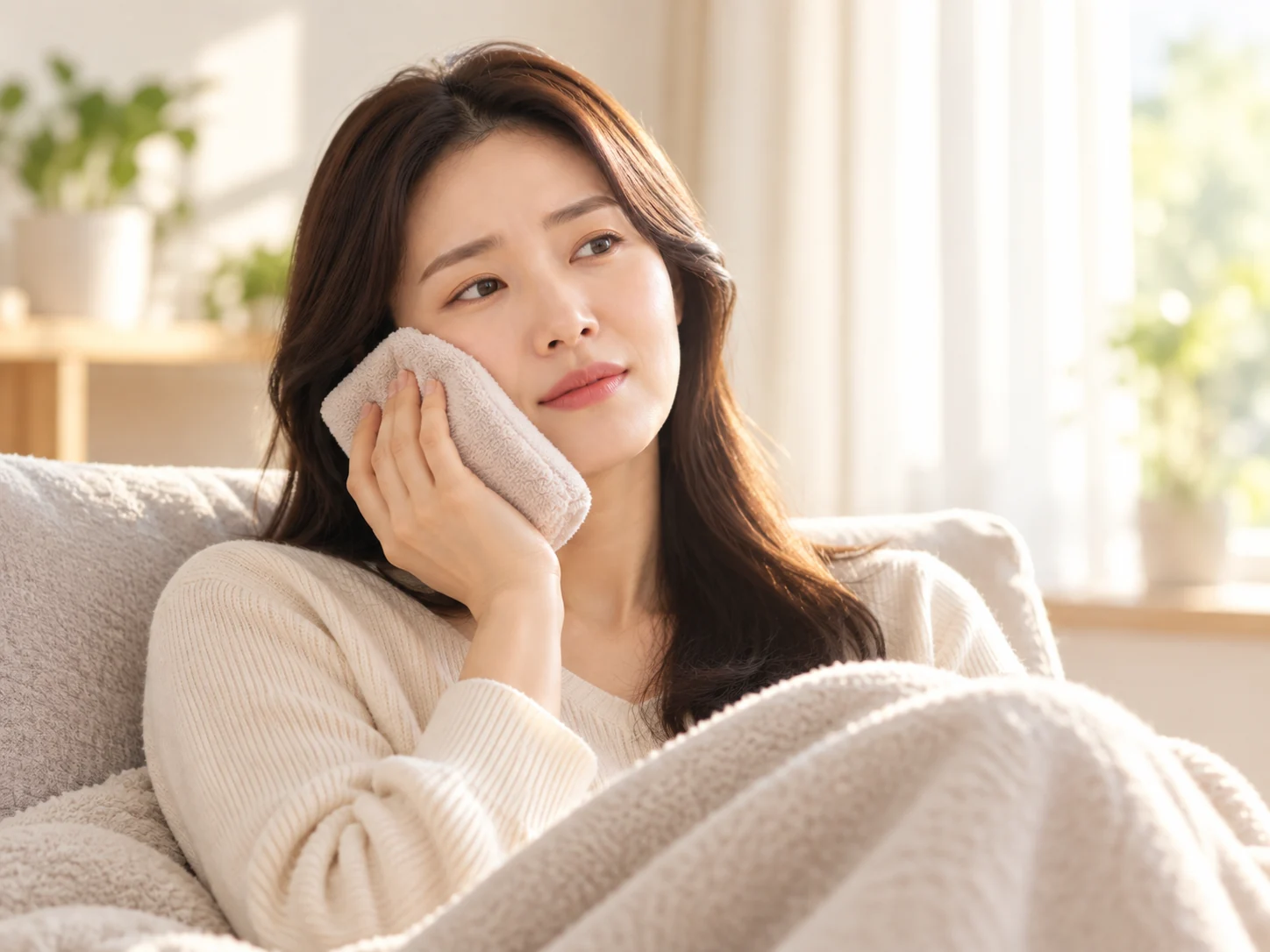 휴식 중인 인물